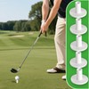 Rubber Golf Tees for Mats Adjustable Height Golf Simulator Tees,