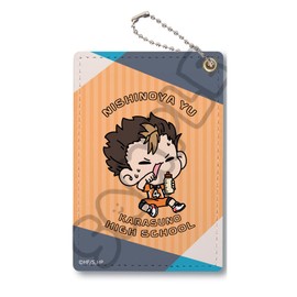 "Haikyuu!!" [Yuu Nishitani] Everyone Mochocho Kasakusen! Vol. 4 Pass Case M NA