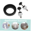 LALAFINA Toilet Tank Replacement Kit Cistern Screws Sealing Ring Toilet