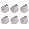 YHIJSR Set of 6 Rotary Knobs Cooker 6 mm Gas