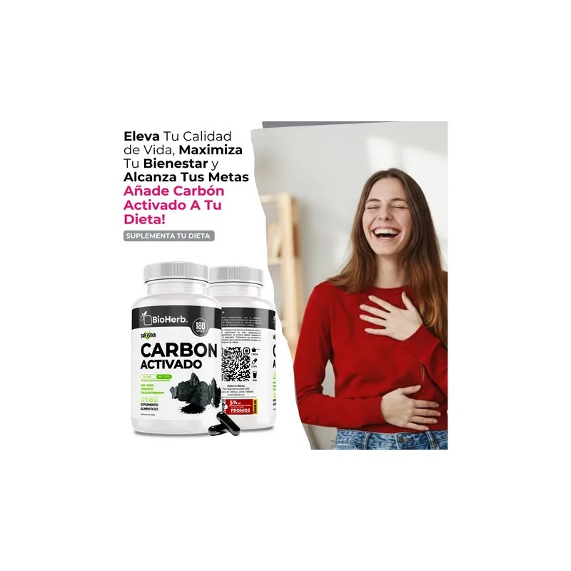 Carbón Activado Micronizado - Eficaz Soporte Digestivo
