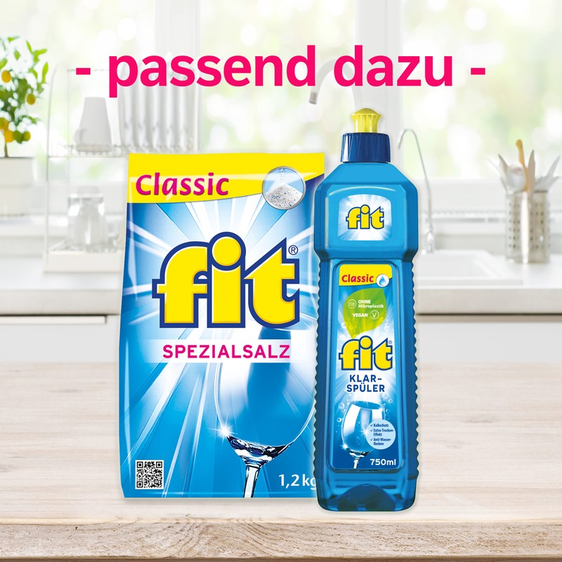 fit Classic Tabs Pack of 20 - Dishwasher Tablets -