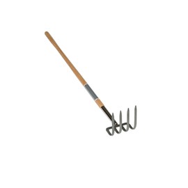 Seymour 42256 S550 Forged Series Fork with Precision Lathe Turned American Ash Handle, Forged 4-Prong Head