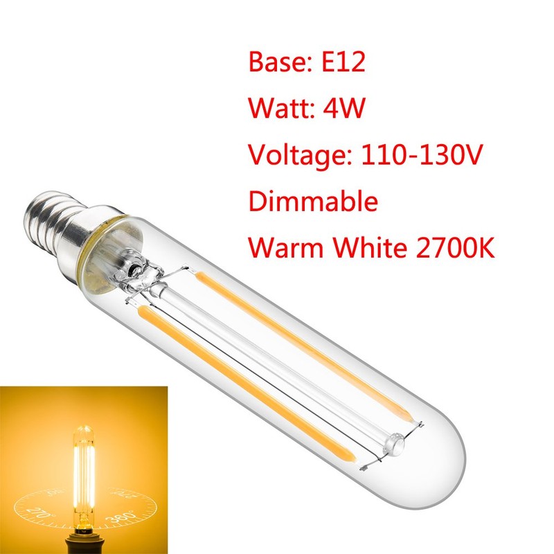 Rayhoo E12 Dimmable LED Candelabra Light Bulbs 4W 110V Edison