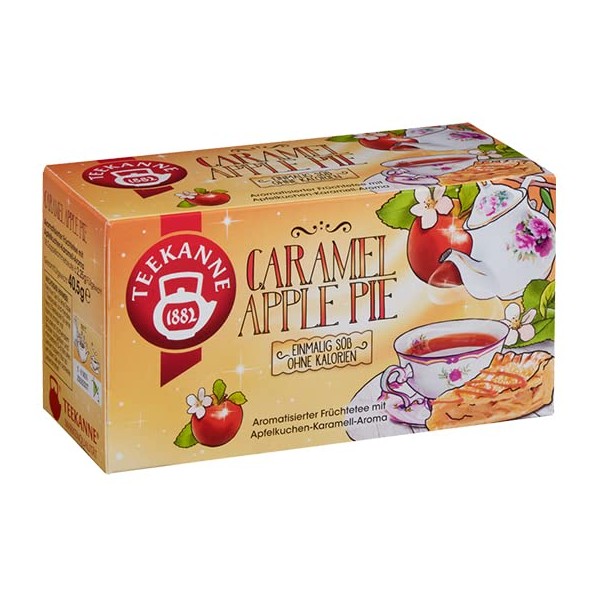 Teekanne | Fruit Tea Caramel Apple Pie | Pack of 1 á 18 bags