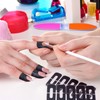 VARMDUKKE 40pcs Nail Polish Protector for Fingers, U Shape Latex