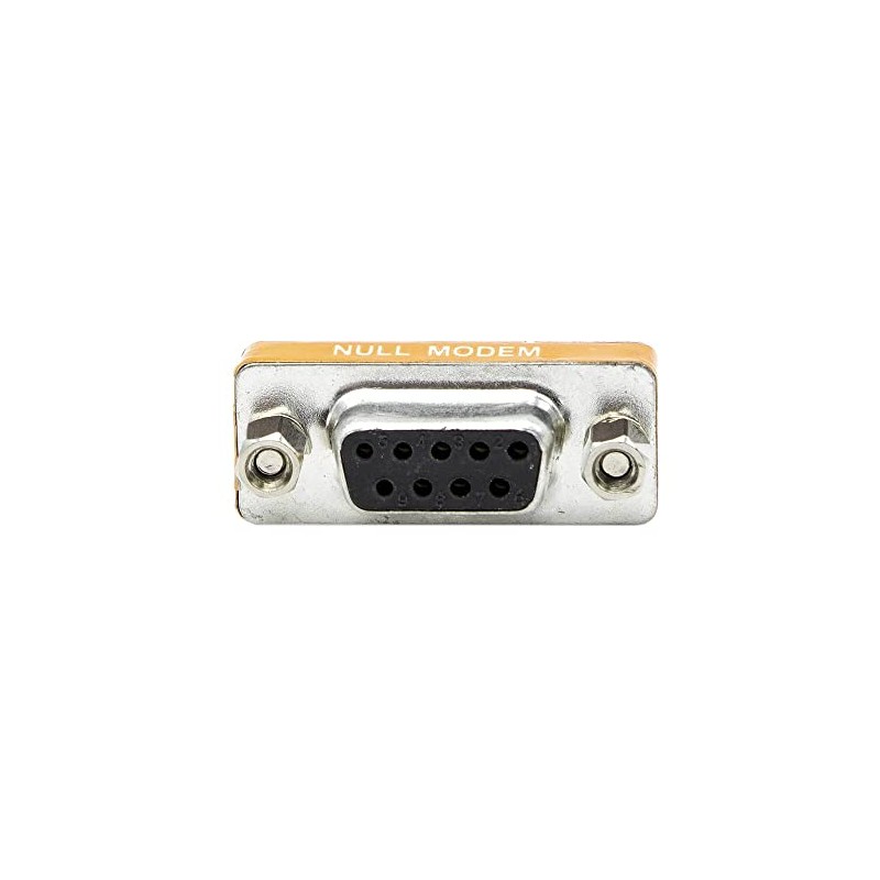 CABLEPELADO DB9 Serial Null Modem Adapter Female to Female |