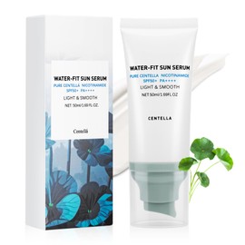 Centella Sunscreen SPF 50 PA++++, Face Sun Screen Long-Lasting Protection, Moisturizing Water Fit, Refreshing &Non-Greasy, Lightweight, NO White Cast - Dry Oily Skincare-Blue×1