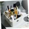 Minkissy 1pc Plastic Stylish Organizer Cosmetics Storage Box Desktop Organizing