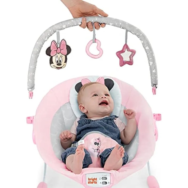 Bright Starts Columpio Mecedora Relajante Minnie Musical