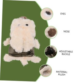 Kisangel Golf Club Accessories 1pc Club Head Cover Plush Animal Head Protector Sports Present