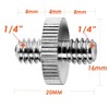 1/4 Male to 1/4 Male Thread Screw Adapter Convert Tripod
