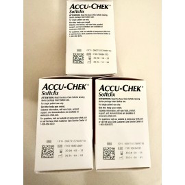 ACCU-CHEK 3 Pack Accu-Chek Softclix Lancets 300 Count Exp 2028