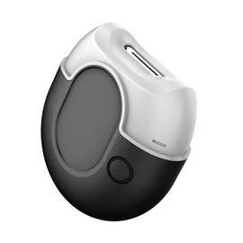 PACKOVE 1 Set Portable Nail File Convenient Electric Nail Trimmer for Easy Grooming USB Rechargeable for Home Use and Travel Black