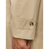 Jean-Paul Germain Big and Tall Buster Three-Season Overcoat Khaki