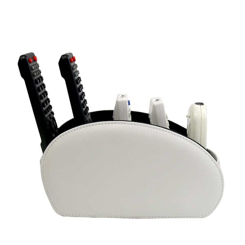 Fosinz Remote Control Holder Organizer Desk Leather Cases Control Storage