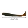 50 Pcs Soft Plastic Single Color Lures with a Lively