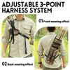 ARCTIRA Archery Back Quiver Arrow Holder with Puller Lightweight Adjustable