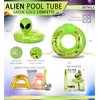 POZA Inflatable Alien Pool Float Tube - Heavy Duty Vinyl