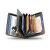 ÖGON -DESIGNS- Aluminium Wallet, Large Capacity with Metal Lock, RFID
