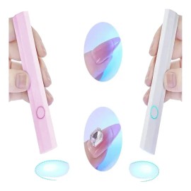 Lampara Uñas Led Uv Profesional Mini Secador De Portátil2pz                                                                                           