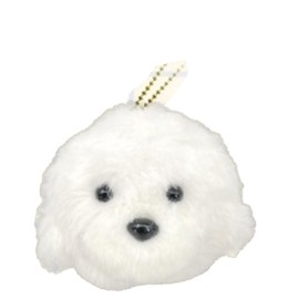 Yamanji 11783 Puppy Face Mask, Bichon Frise, Approx. 3.0 x 3.1 x 3.0 inches (7.5 x 8 x 7.5 cm)