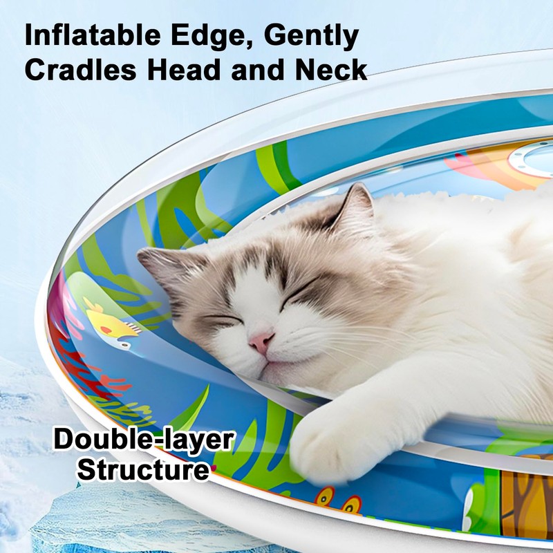 Cat Water Upstream Lotus, 2025 New Durable Pet Cooling Mat,
