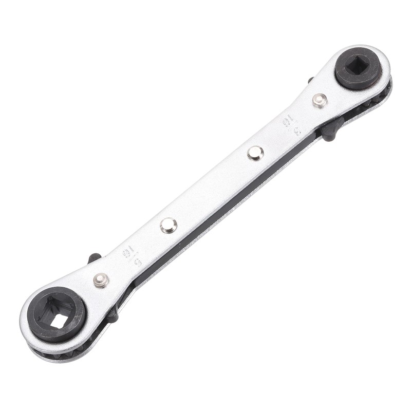 HARFINGTON HVAC Service Wrench 1/4" 5/16" 3/16" 3/8" 180 Degrees