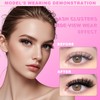 Fluffy Lash Clusters Kit 80D Lash Extension Kit 12-20MM Thick