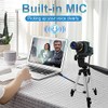 ELP Cámara USB 4K con micrófono Zoom manual Cámara web