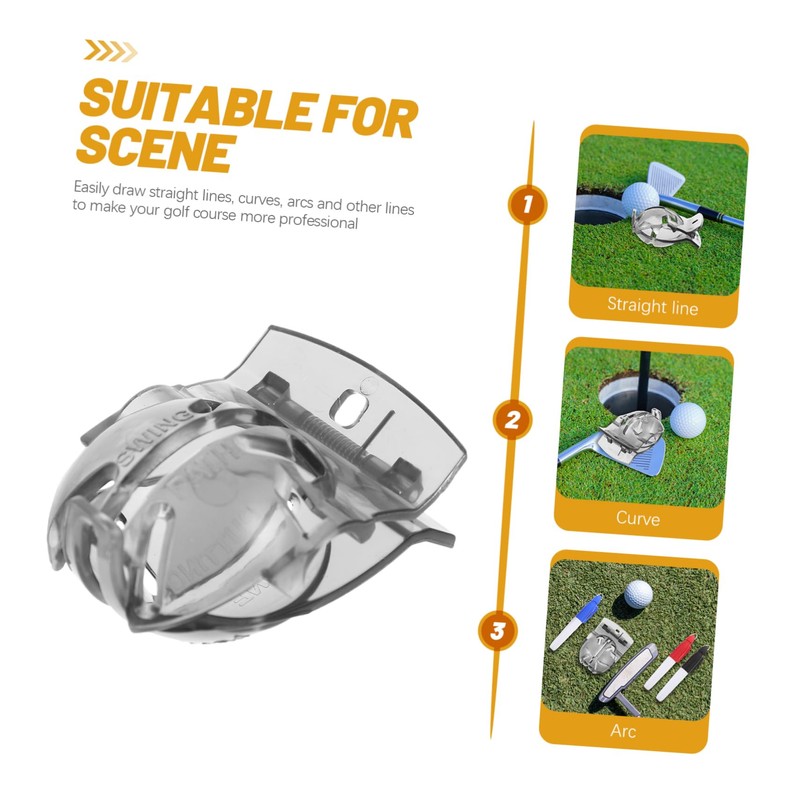 Mipcase Golf Training Tool Golf Ball Markers Marking Pen Outdoor