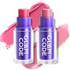 Rose Blush for Cheeks - Face Makeup Stick for Eyes,