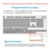 Koolertron One Handed Macro Mechanical Keyboard, RGB LED Backlit Portable