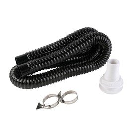 SEAFLO Bilge Pump Installation Kit Hose 1-1/2"(29mm) Outlet Inch Dia Plumbing Kit | 4.5 FT Premium Quality Kink-free Flexible PVC Hose | 2 316 Stainless Steel Hose Clamps and 1-1/2” Thru-Hull Fitting