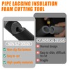 RZCOMP Pipe Insulation Foam Cutter, Foam Pipe Cutter, Suitable for