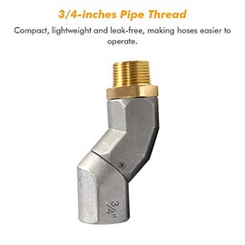 360° Rotating Fuel Hose Swivel with 3/4" NPT Connector