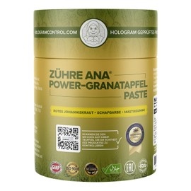 Zühre Ana Power Pomegranate Paste: 100% Natural Formulation | Natural Aid for Stomach Problems, Reflux, Gastritis and Digestive Disorders | Fast Acting Anti-Inflammatory Properties