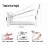 Euberla 8PACK Clear Shoe Slots Organizer for Closet Clear Shoe