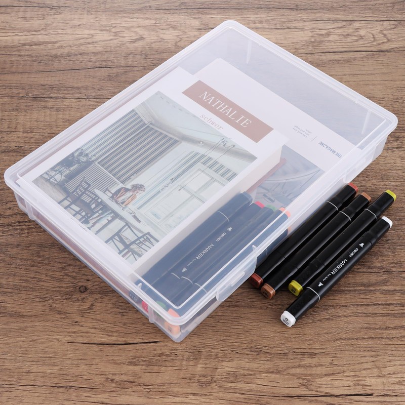 ASelected Clear Plastic Storage Boxes with Lids