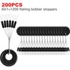 Outus 1200 Pcs Fishing Bobber Stopper Fishing Rubber Bobber Beads