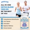 All-In-One Detox Binder Supplement 1500 MG - High Bioavailability, Liver