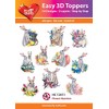 Easy 3D Toppers - Flower Bunnies