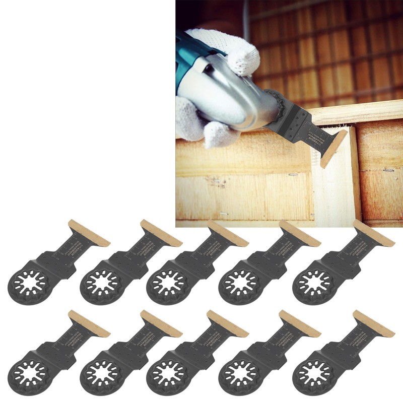 10PCS Set Oscillating Saw Blade Multifunctional Oscillating Multitool Quick Release