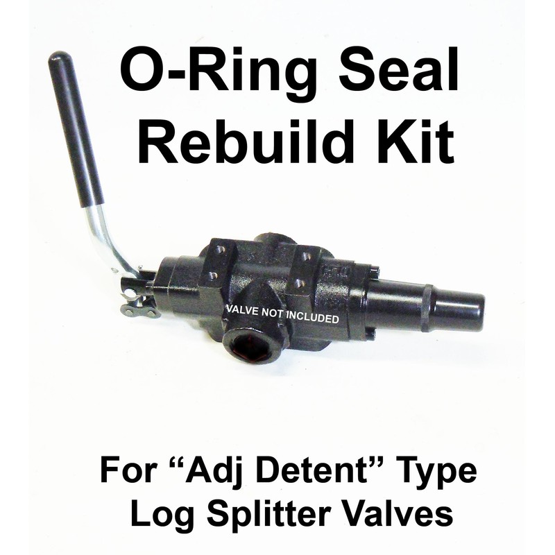 O-Ring Rebuild Kit Adjustable Detent Hydraulic Log Splitter Control Valve