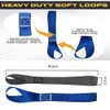 Soft Loop Tie Down Straps, Loops for Motorcycle Car Cargo