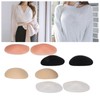 4Pairs Silicone Shoulder Pads Soft Breathable Invisible Removable Prevent Slip