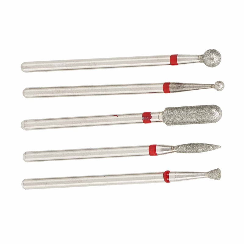 5 Type Nail Art Manicure Drill Bits Nail Drill Bits