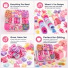 855pcs Hair Accessories, Hair Bands and Clips Set