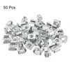 QUARKZMAN M6 x 1mm Cage Nuts, 50 Pieces Snap-in Cage