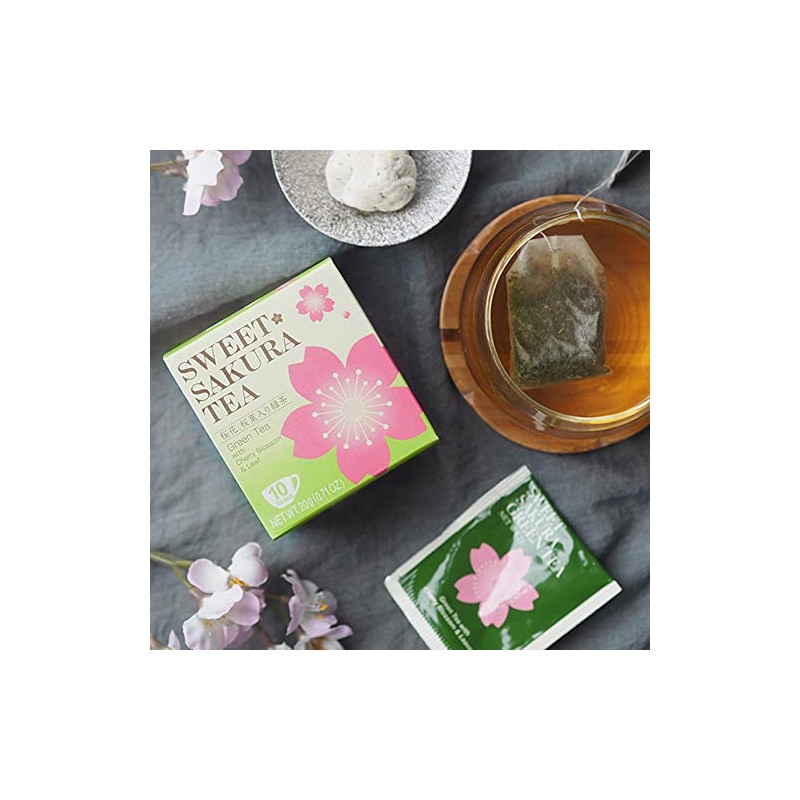 Tea Boutique Sweet Sakura Tea Green Tea With Cherry Blossom
